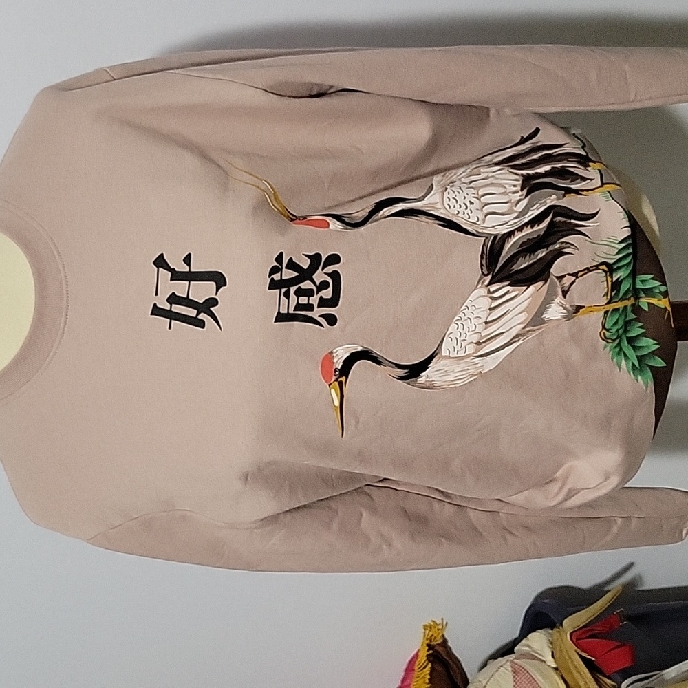Blind Rooster Cranes Good Vibes Crew NeckSweatshirt Men’s Large